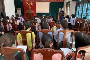 Tập huấn Hướng dẫn xây dựng kế hoạch, báo cáo và thực hiện tiểu dự án về cải thiện dinh dưỡng thuộc Chương trình giảm nghèo bền vững   giai đoạn 2021-2025
