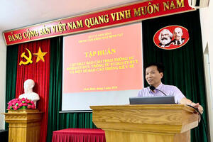 Tập huấn cập nhật báo cáo thống kê y tế và phòng, chống HIV/AIDS năm 2026