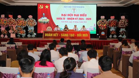Đại hội đại biểu Hội Y học tỉnh Ninh Bình nhiệm kỳ 2024 -2029