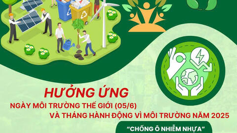 Hưởng ứng Ngày Môi trường Thế giới (05/6) và Tháng hành động vì môi trường năm 2025