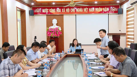 Sở Y tế làm việc với Trung tâm Kiểm soát bệnh tật tỉnh Ninh Bình: Tăng cường năng lực, hướng tới phát triển bền vững