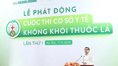 Bộ Y tế phát động Cuộc thi “Cơ sở y tế không khói thuốc lá” lần thứ I