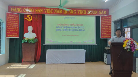 THẨM ĐỊNH TRIỂN KHAI HỒ SƠ BỆNH ÁN ĐIỆN TỬ  TẠI BỆNH VIỆN PHỔI HÀ NAM