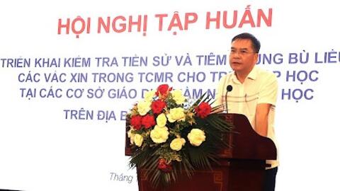 Sở Y tế triển khai kiểm tra tiền sử và tiêm chủng bù liều cho trẻ nhập học các cơ sở giáo dục mầm non, tiểu học trên địa bàn tỉnh Ninh Bình
