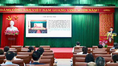 Hội nghị học tập, quán triệt Nghị quyết Đại hội Đảng bộ tỉnh Ninh Bình lần thứ I, nhiệm kỳ 2025-2030