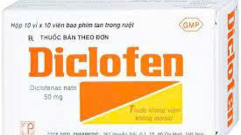 Sở Y tế thông báo: thu hồi do vi phạm mức độ 2 của thuốc Diclofen