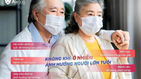 Làm gì để bảo vệ người cao tuổi khi không khí ô nhiễm?