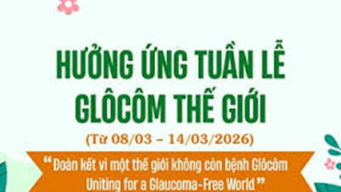 Chung tay vì một thế giới không còn bệnh Glôcôm