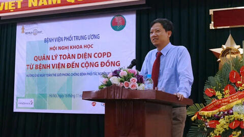 Bệnh phổi tắc nghẽn mạn tính xếp hàng thứ ba trong các nguyên nhân gây tử vong trên toàn cầu