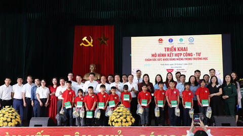Triển khai mô hình kết hợp Công - Tư chăm sóc sức khỏe răng miệng trong trường học tại tỉnh Ninh Bình