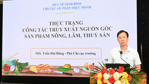Tập huấn truy xuất nguồn gốc sản phẩm nông, lâm, thủy sản nhằm nâng cao chất lượng, bảo đảm an toàn thực phẩm