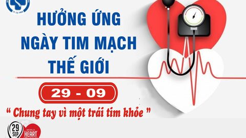 Hưởng ứng ngày tim mạch thế giới (29/9)