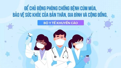 Chủ động phòng, chống bệnh cúm mùa