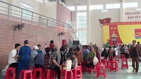 Bệnh viện Đa khoa Bình Lục tiếp tục triển khai khám sàng lọc bệnh miễn phí cho người dân xã Bình An