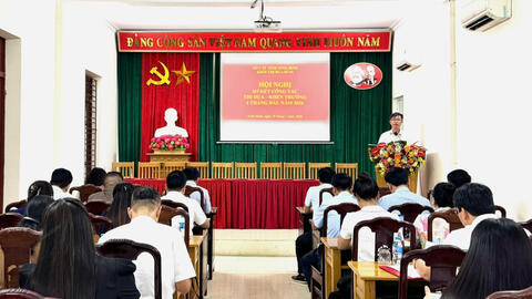 Khối thi đua số 01 Sở Y tế tỉnh Ninh Bình tổ chức Hội nghị sơ kết công tác thi đua - khen thưởng 6 tháng đầu năm 2026