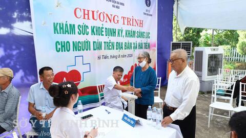Bệnh viện Đa khoa Hải Hậu triển khai chương trình khám sức khỏe sàng lọc cho người dân xã Hải Tiến