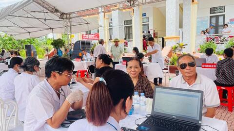 Bệnh viện đa khoa trực ninh triển khai hiệu quả  chiến dịch khám sức khỏe sàng lọc cho nhân dân