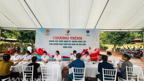 Bệnh viện Đa khoa Hải Hậu triển khai thành công đợt khám sức khỏe sàng lọc tại xã Hải Anh