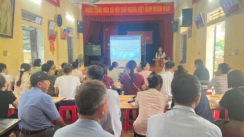 Trung tâm Kiểm soát bệnh tật tỉnh Ninh Bình tổ chức tập huấn phòng, chống nguy cơ sốt rét quay trở lại