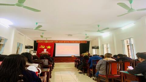 HỘI NGHỊ BÀN GIAO KHỐI DỰ PHÒNG – DÂN SỐ THUỘC TRUNG TÂM Y TẾ NAM ĐỊNH VỀ CÁC TRẠM Y TẾ THUỘC  UBND PHƯỜNG QUẢN LÝ