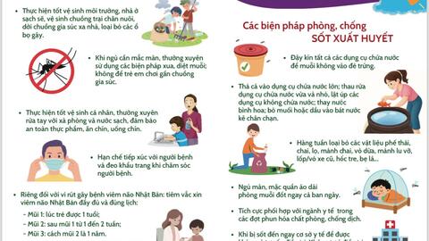 Phòng chống dịch bệnh mùa hè: