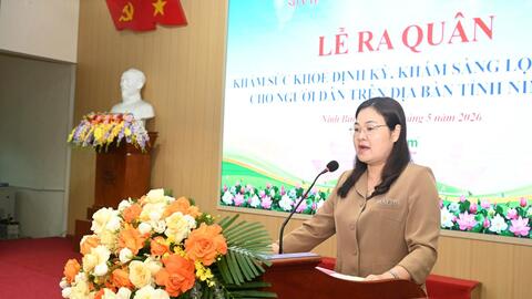 Ninh Bình tổ chức Lễ ra quân khám sức khỏe định kỳ, khám sàng lọc miễn phí cho người dân