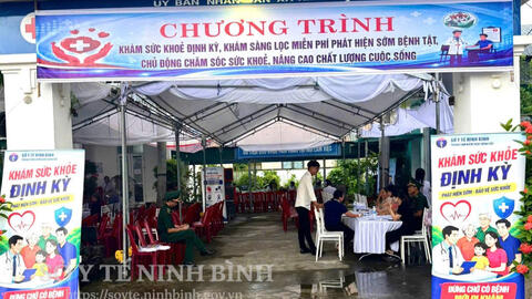 Xã Kim Đông: Hơn 1.000 người dân thuộc nhóm đối tượng ưu tiên được Bệnh viện Đa khoa Kim Sơn khám sức khoẻ định kỳ miễn phí đợt II năm 2026
