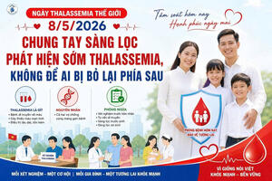 Chung tay sàng lọc phát hiện sớm Thalassemia, không để ai bị bỏ lại phía sau