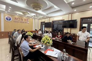 Sở Y tế Ninh Bình làm việc với Viettel về giải pháp quản lý sức khỏe toàn dân bằng dữ liệu số