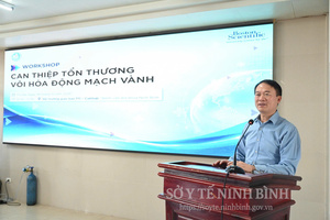 Bệnh viện Đa khoa tỉnh Ninh Bình tổ chức hội thảo khoa học: "Can thiệp tổn thương vôi hóa động mạch vành"