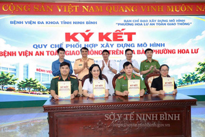 Hội nghị triển khai xây dựng mô hình “Bệnh viện an toàn giao thông”