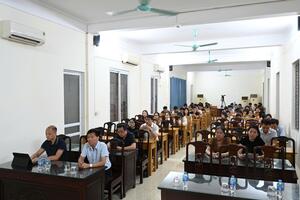 Đảng ủy Sở Y tế tổ chức học tập, quán triệt Nghị quyết Hội nghị lần thứ 3 Ban Chấp hành Trung ương Đảng khóa XIV