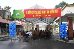 Bệnh viện Đa khoa Nho Quan ra quân khám sức khỏe định kỳ   cho người dân