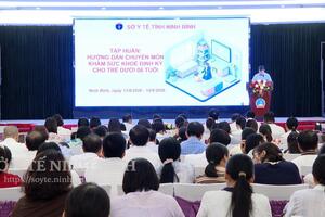 Tập huấn hướng dẫn chuyên môn khám sức khoẻ định kỳ cho trẻ dưới 06 tuổi