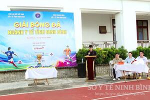 Bế mạc Giải bóng đá ngành Y tế tỉnh Ninh Bình năm 2026.