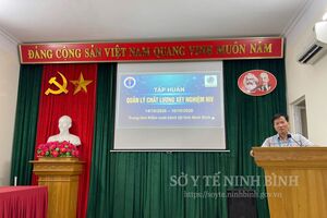 Tập huấn quản lý chất lượng xét nghiệm HIV