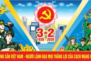 Các khẩu hiệu tuyên truyền kỷ niệm 96 năm ngày thành lập  Đảng Cộng sản Việt Nam 3/2