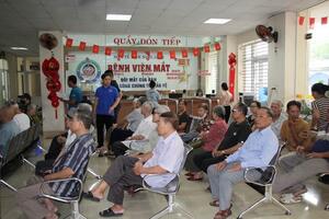Bệnh viện Mắt Nam Định: Khám bệnh, cấp thuốc miễn phí cho người có công và thân nhân liệt sỹ nhân dịp kỷ niệm 79 năm Ngày Thương binh- Liệt sỹ