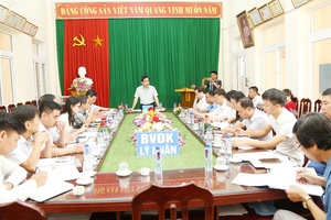 Sở Y tế tỉnh Ninh Bình kiểm tra, giám sát công tác khám sức khỏe định kỳ và khám sàng lọc miễn phí tại Bệnh viện Đa khoa Lý Nhân