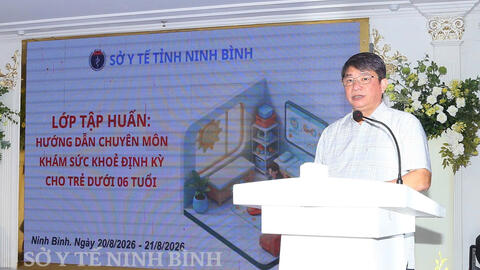 Tập huấn hướng dẫn các quy định trong lĩnh vực khám bệnh, chữa bệnh năm 2026 và hướng dẫn chuyên môn khám sức khỏe định kỳ cho trẻ dưới 6 tuổi