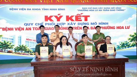 Hội nghị triển khai xây dựng mô hình “Bệnh viện an toàn giao thông”