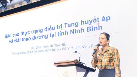 Hội thảo khoa học phát huy vai trò các cấp chuyên môn trong quản lý và điều trị tăng huyết áp, đái tháo đường