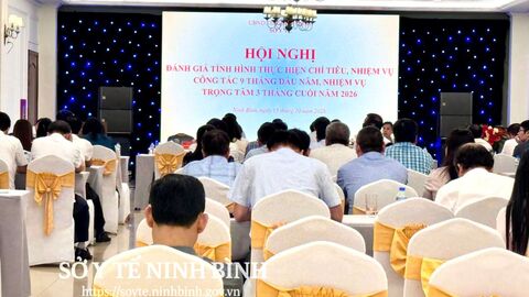 Sở Y tế Ninh Bình đánh giá kết quả thực hiện nhiệm vụ 9 tháng đầu năm 2026