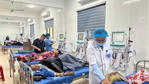 Bệnh viện Đa khoa Nho Quan triển khai kỹ thuật lọc máu nhân tạo