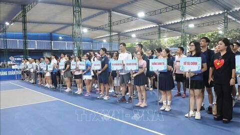Ngành Y tế tham gia Giải Pickleball công chức, viên chức tỉnh Ninh Bình năm 2026